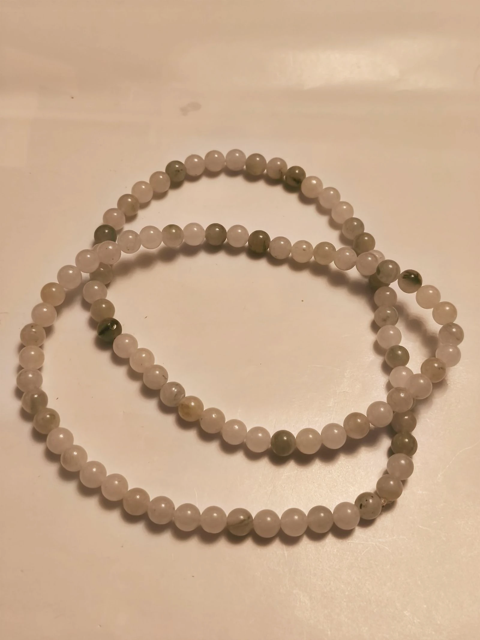 Necklace of light agates with 80 centimeters – photo 10